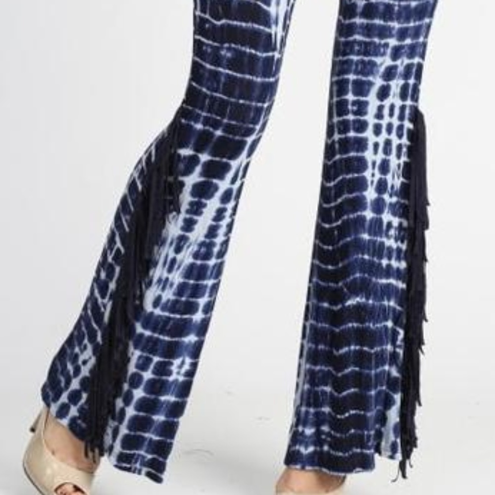 Sexy Fringed wide leg leggins